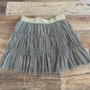 Twelve by Twelve gray fairy whimsical tutu skirt M
